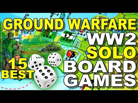 BEST WW2 Solitaire Board Games - Ground War - Wargames