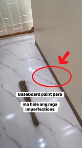 111K views · 729 reactions | Malakas din ang dating ng baseboard paint,, para ma hide yung mga imperfections between tiles and partition #reels #pangmayaman #reelsviralシfb #construction #Cavite #contractor #renovation | Ser Rey | Facebook
