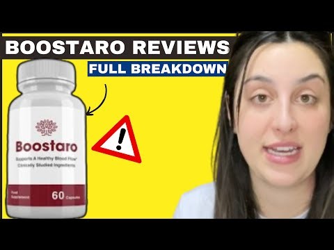 BOOSTARO INGREDIENTS ✅ Is the Boostaro Worth It?✅ DOES THIS TESTOSTERONE BOOSTER REALLY WORK?