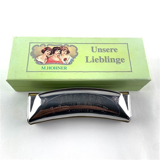Vintage Mouth Organ, Hohner Unsere Lieblinge, Our Favourites, Vintage Harmonica, Key C, Hohner Harmonica, German Harmonica, Music, Woodwinds - Etsy