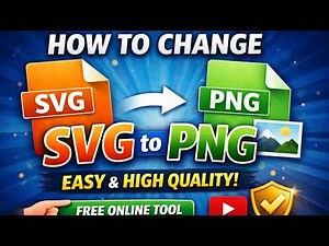 How to Change SVG to PNG Easy & High Quality Method
