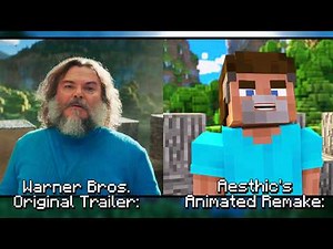 Minecraft Movie Trailer Comparison: Live Action VS Animated