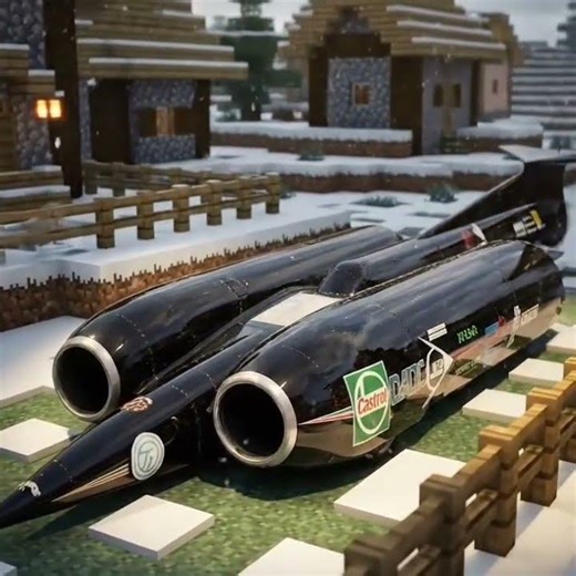 Insane Minecraft Supercar Edit 🚀 Realistic Hypercar In Minecraft Village | Cinematic Speed Edit#edit