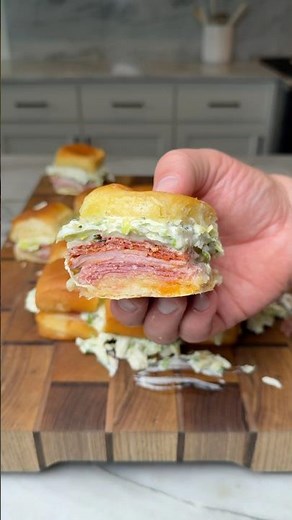 Hot Italian Sliders | Easy Slider Recipe #food