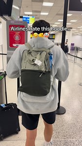 10K views · 310 reactions | Comment “HOODIE” and I’ll personally send you the link ✈️ • • • • • • • • • • • • • #hoodie #smart #travel #travelhack #traveller #travelling #lifehack #backpack #backpacking #need #airporthacks #fly #airport #airlines #viral #trending #explore | Traxex Bag | Facebook