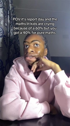 POV: Report Day — Maths Lit 60% vs Pure Maths 40% Reaction
