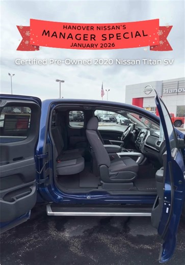😍😍😍 Certified Pre-Owned 2020 Nissan Titan SV available here at Hanover Nissan! #hanovernissan #nissantitan #nissan #hanoverpa #nissandealership