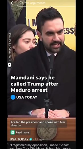 But yall, what would the mayor do?? We really need his input. 😂 #mamdani #nyc #maduro #satire #venezuela @USA TODAY
