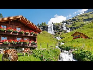 FURKA PASS 4K, Explore The Most Beautiful Mountain Pass in SWITZERLAND, Beautiful Natural Landscapes