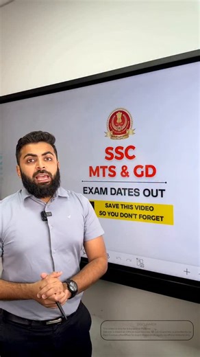 @govtexamsalert on Instagram: "📌SSC MTS & GD 2026 EXAM DATES OUT 🔥🔥📝💯💯 ➡️ SSC MTS :- 4TH FEB 2026 ONWARDS ➡️ SSC GD :- 23RD FEB 2026 ONWARDS (TENTATIVE) ➡️ To Enroll In SSC MAHAPACK Visit The Link👇👇 https://www.wellacademy.in/study/mikt ➡️ Follow Our Page For More Such Educational Content 💯💯📚✔️ . . . 📢 Stay informed—join our community of learners for the latest exam tips, strategies, and success stories! . . . ⚠️ Disclaimer: This post is for informational and educational purposes onl