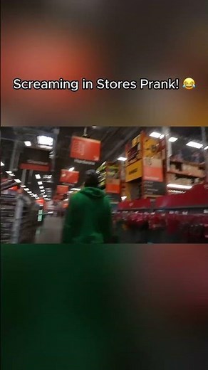 Screaming in Stores Prank! 😂 FULL VID Link in Bio on YouTube: Cannonball #funny #prank #fypシ