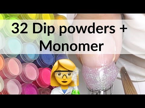 Using Dip Powders as Acrylic
