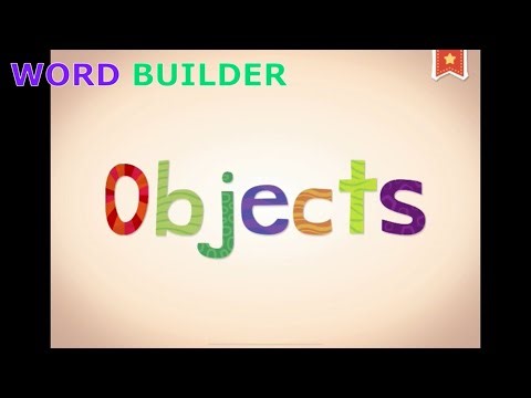 Let's Learn The 29.Objects (WORD BUILDER)