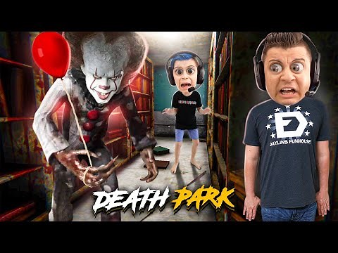 PENNYWISE is AFTER US! DEATH PARK clown HORROR game | Part 1