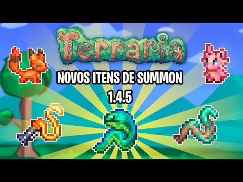 ALL THE NEW SUMMON ITEMS IN TERRARIA 1.4.5!