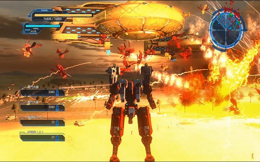 【内嵌字幕】 EDF5 台配 DLC1 4.夺回236基地（星导者为什么攻击地球，外星生物，α型的由来）