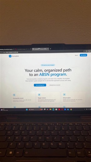 Free tool for anyone applying to ABSN or nursing school 🏥 Track prerequisites, calculate your science GPA automatically, and see which schools you qualify for. Built by a career changer for career changers. Link in bio 🔗 #prenursing #ABSN #nursingschool #nursingprerequisites #careerchange https://absn-navigator.lovable.app/
