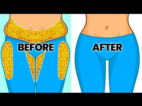 SIMPLE SADDLE BAGS + MUFFIN TOP + LOVE HANDLES - 3in1 Mid-Section Workout for Flat Stomach! ADVANCED