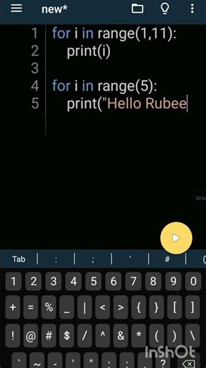Python Loop For While Simpal Exa #learnpython ##pythonshort #python