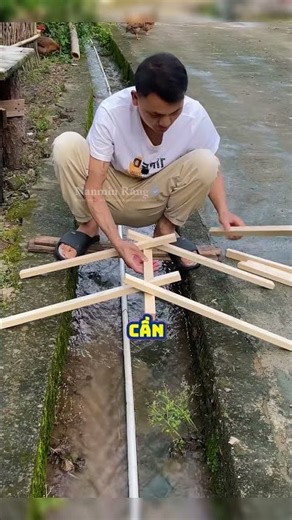 Building a bridge using methods from 500 years ago 🤫