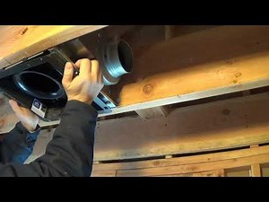 How to install bath fan Panasonic