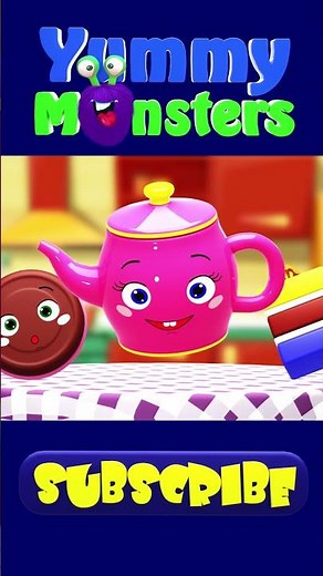 I'm A Little Teapot (with lyrics) - Nursery Rhymes by YummyMonsters Kids Songs🎵