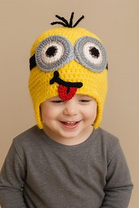 Minion Beanie Häkelanleitung: PDF Anleitung, Alle Größen - Etsy.de