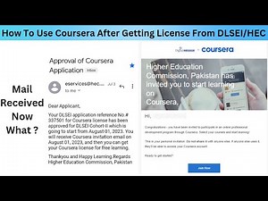 How to Login After Approval of HEC Coursera Licence | HEC Coursera Login