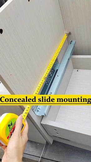 46K views · 207 reactions | Hidden slide rail installation tutorial #kitchencabinets #kitchencabinet #kitchen #customkitchencabinets #kitchencabinetfactory #chinakitchenfactory #fyp #foryou #viral | Alead Kitchen & Wardrobe Custom | Facebook