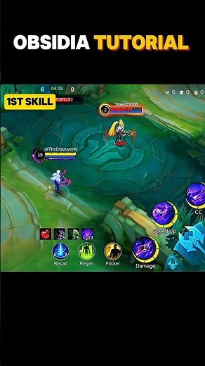 Obsidia Tutorial ✅ #mlbb #shorts