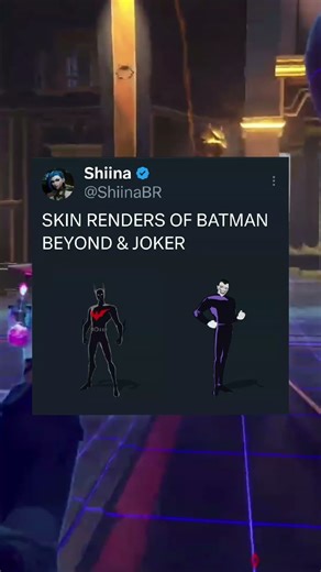 Skin batman beyond & Joker #fortnite #gaming #chapitre2 #shorts