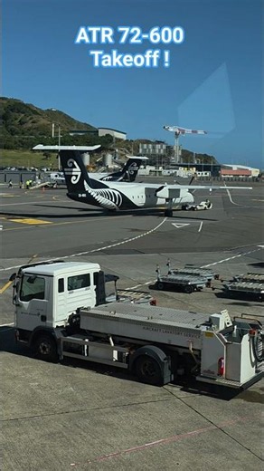Smooth Pushback, Powerful Takeoff ATR 72 #aviation_classic #atr72 #takeoff #fyp #airnz #japan #fly