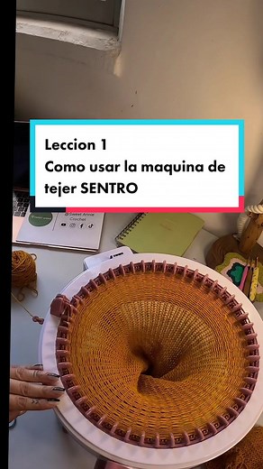 Cómo usar la máquina de tejer SENTRO: Lección 1