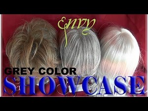 ENVY WIGS COLOR COMPARISON | Wig Colors Dark Gray, Medium Grey and Light Grey
