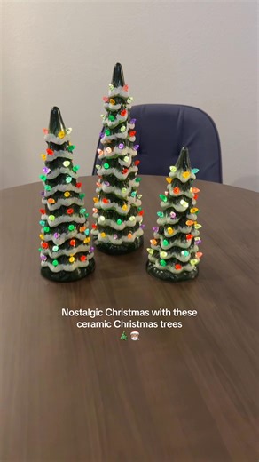 Nostalgic Christmas - ceramic Christmas trees - Christmas decor - Christmas decorations- Christmas decorating #fall #winter #onlineshopping #shopping | Thehomemakermama