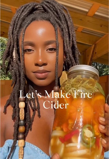 🔥 Fire Cider Recipe * 1 cup fresh horseradish root, grated * 1 medium onion, chopped * 10–12 cloves garlic, crushed or chopped * 1 piece fresh ginger root (about 4–5 inches), grated or chopped * 2 fresh hot peppers (jalapeño, cayenne, or habanero), sliced (adjust for heat) * 1 lemon, sliced (optional, for brightness) * 1 orange, sliced (optional, for sweetness) * 2–3 sprigs fresh rosemary (or 1–2 tsp dried) * 2–3 sprigs fresh thyme (or 1–2 tsp dried) * 2–3 sprigs fresh oregano (or 1–2 tsp dried
