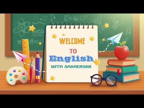 New Channel for Kids’ English Learning – English with Shaheryar