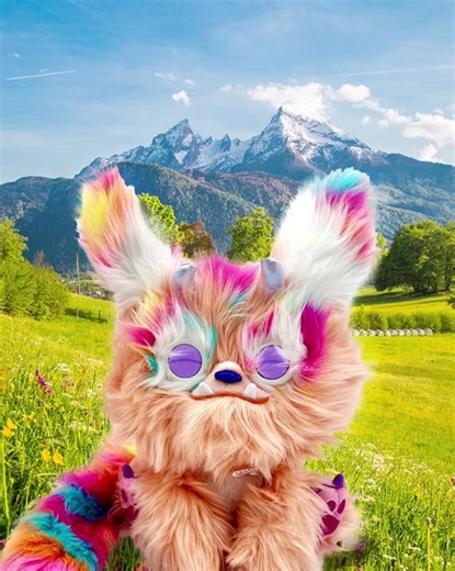 Meet Cleo! The mischievous jackalope Furling! #fyp #foryou #plushiesoftiktok #plushtoys #toysoftiktok #cozy #cuddly #besties4life