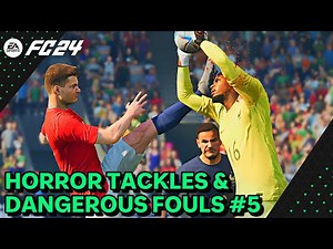 EA FC 24 - Horror Tackles & Dangerous Fouls☠️ #5 #eafc24 #fc24