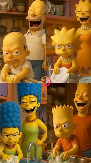 The Simpsons a as story Funny Family 😂 #simpson #thesimpsons