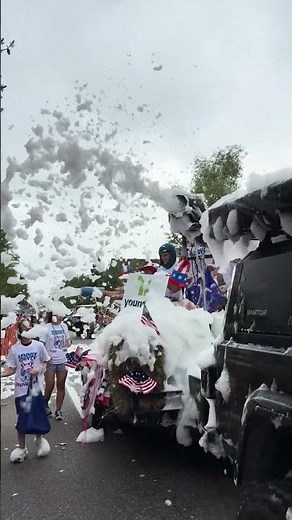 Foam Machine Parade Party! Fun for All Ages 🎉#foam