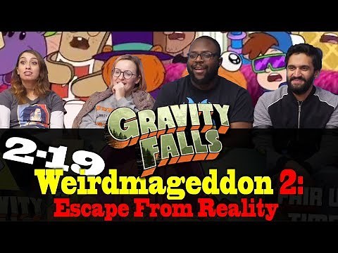 Gravity Falls - 2x19 Weirdmageddon 2: Escape from Reality - Group Reaction