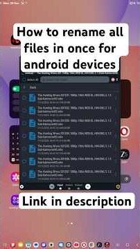 How to rename files in android devices | bulk rename ￼