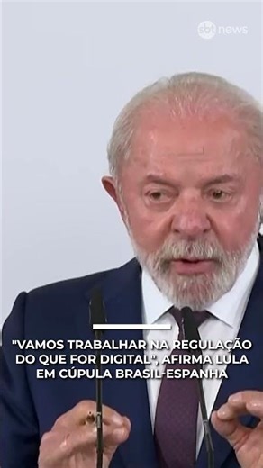 "We will work on regulating everything that is digital," says Lula at Brazil-Spain summit | #News...