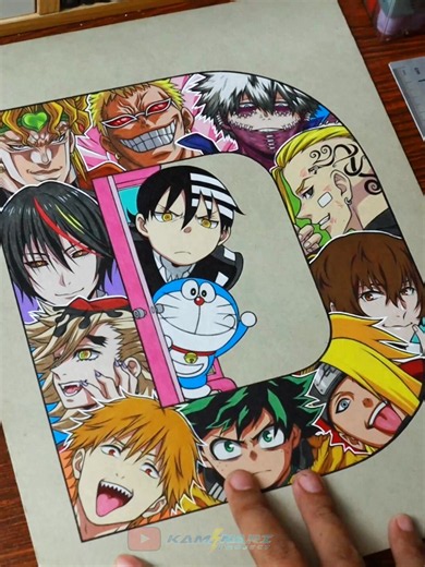 Drawing Anime Characters Starting With 'E' - Part 1