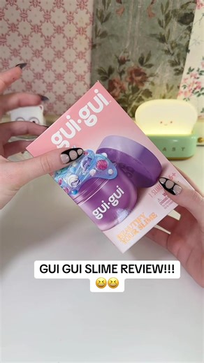 GUI gui review!! #guigui #slimereview #storeboughtslimereview #mysteryslime