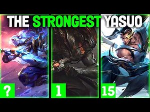 EXPLAINING AND RANKING ALL OF YASUO'S SKINS