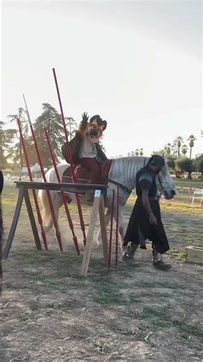 Sir Bento At Your Service 🦊🐴#fursuit #rennfaire #furry