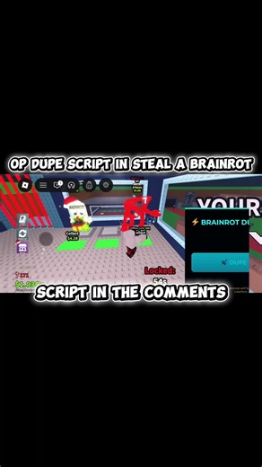 dupe script in steal a brainrot #script #stealabrainrot #roblox
