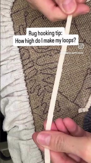 Rug hooking tip